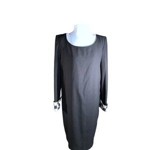 A.J. Bari for Lord and Taylor Black Dress Women Size 4 Vintage
